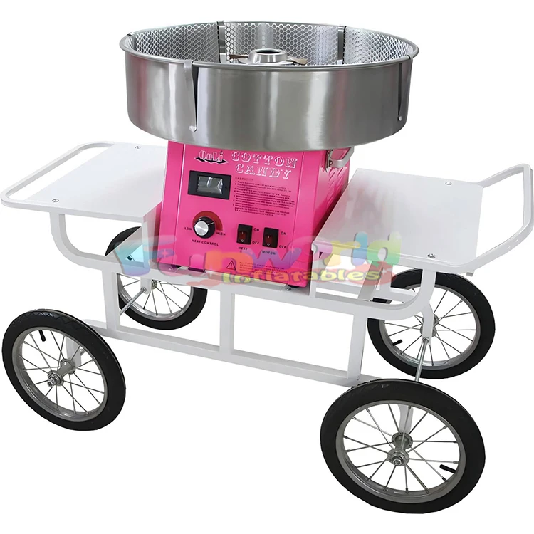 Commercial cotton candy sugar floss machine pink home cotton candyfloss sugar maker cotton candy machine