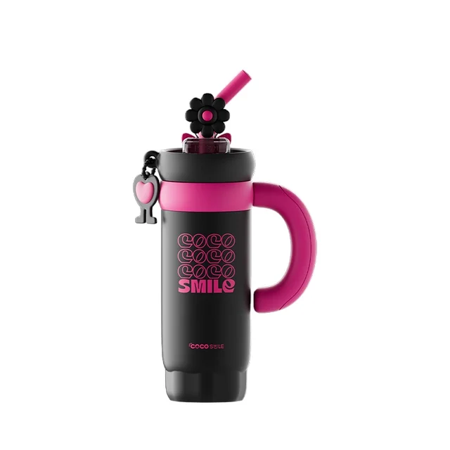 Wholesale 40oz Stainless Steel Insulated Coffee Tumbler Cup Metal Water Bottle Handle Sport Style Logo Design for Boiling Water