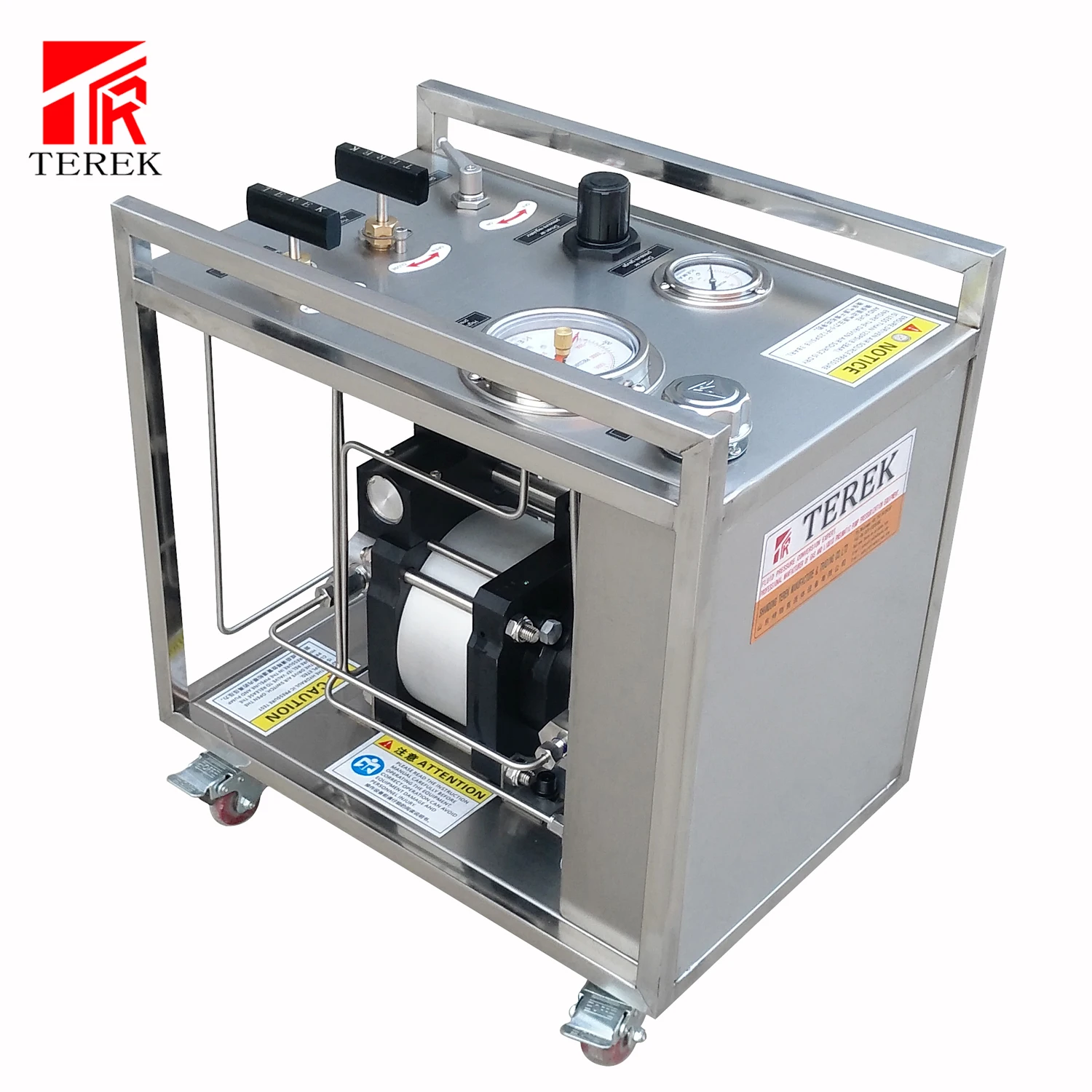 Air Driven Booster System Hydrostatic Test Pump 10,000 Psi Testing ...
