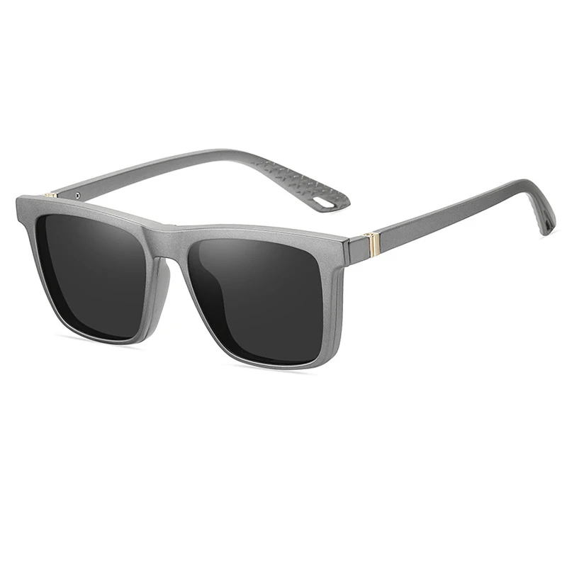 Polarized Sunglasses Magnetic Spectacles Frames GREY JACK Square