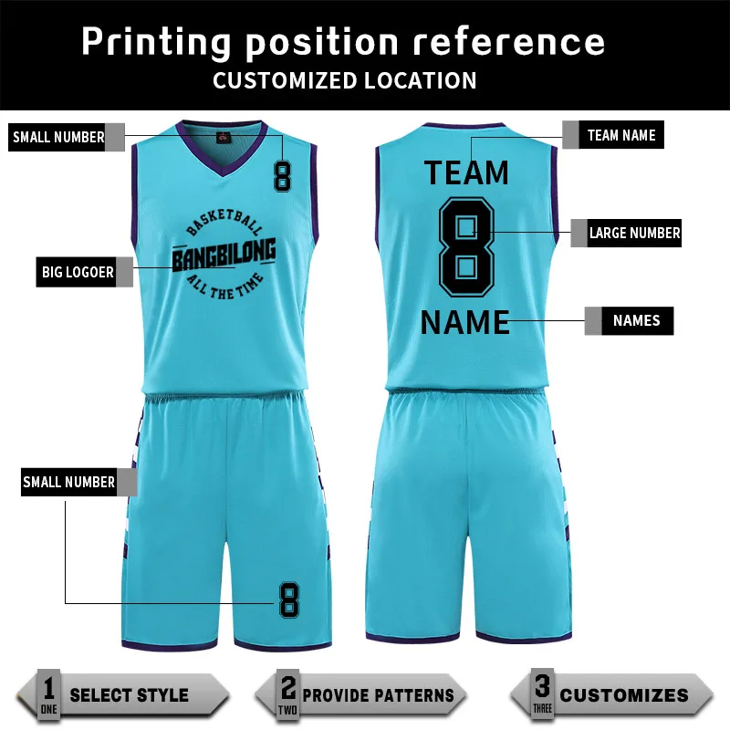 Wholesale Blank Basketball Jerseys Basketball Uniforms Logo Custom Men's  Game Training Basketball Sets - Buy Basketball Baskerball Sets Basket Ball