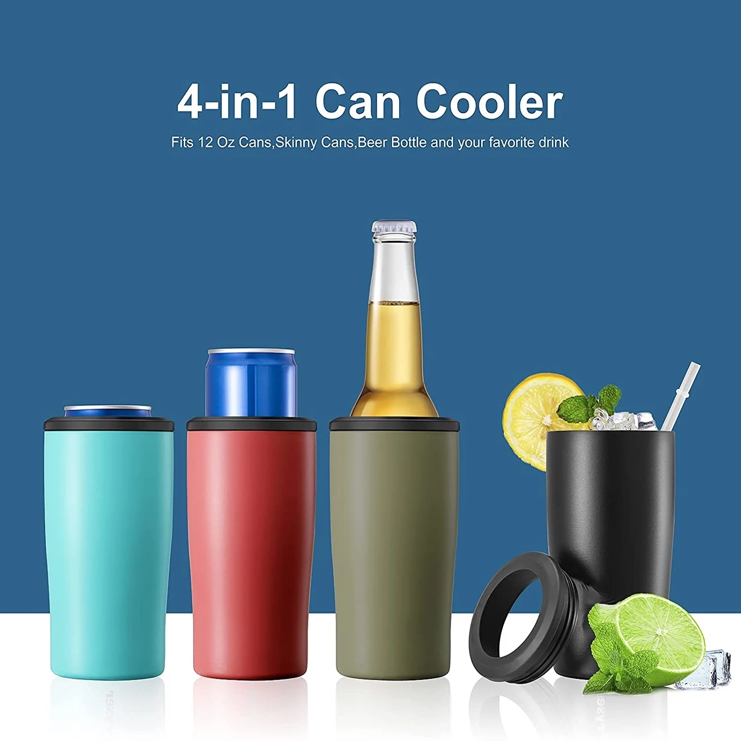 4-in-1 Sublimation Can Cooler – OneStopSubShop