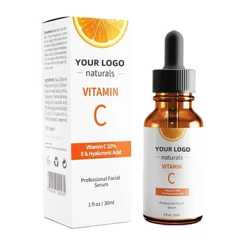 private label beauty vitamin c serum anti-aging skin care products anti acne black spots removal face care Repair faciales serum
