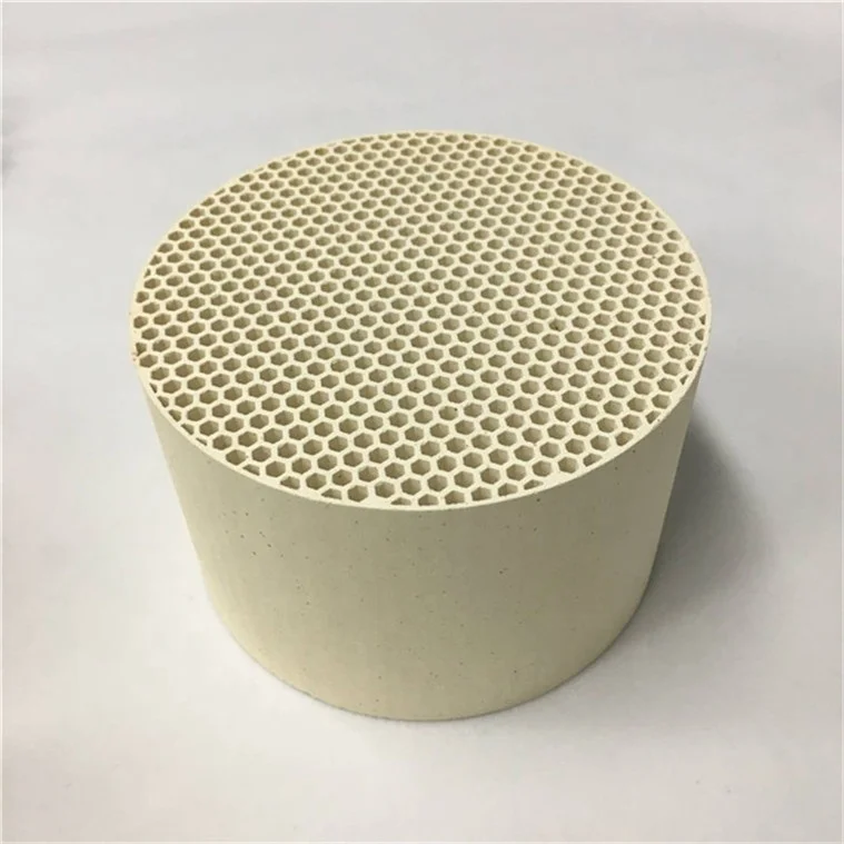 Round Honeycomb Ceramic Heat Storage Body  Mullite, Cordierite Ceramic Carrier Honeycomb Ceramic for Fresh air System
