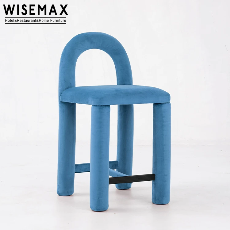Мебель WISEMAX современная роскошная барная мебель барный стул бархатные стулья для