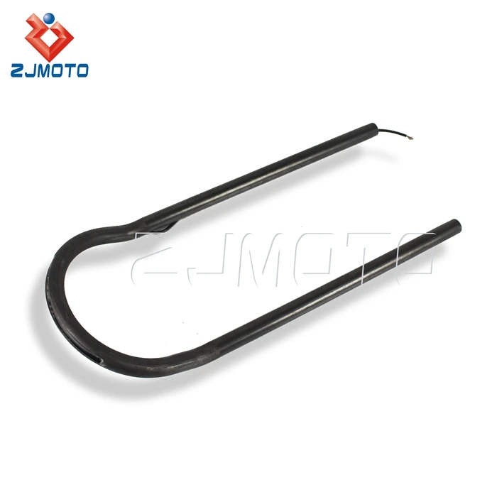 Cafe Racer Seat Frame Hoop Loop End Brat With LED Brake Light for Honda Yamaha Suzuki