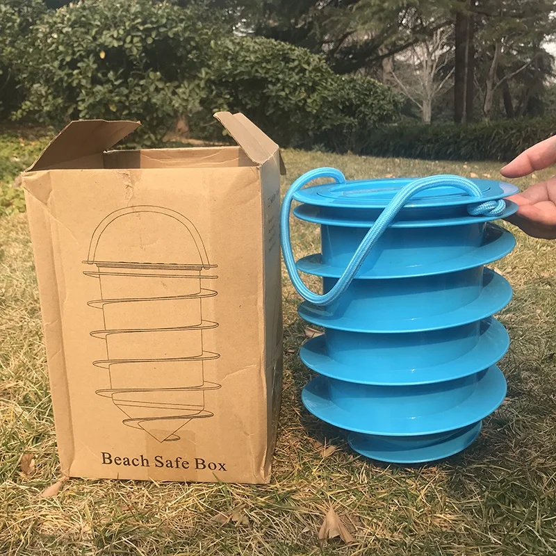 Лидер продаж пляжный портативный Сейф красного и синего цвета для сотового телефона кошелька