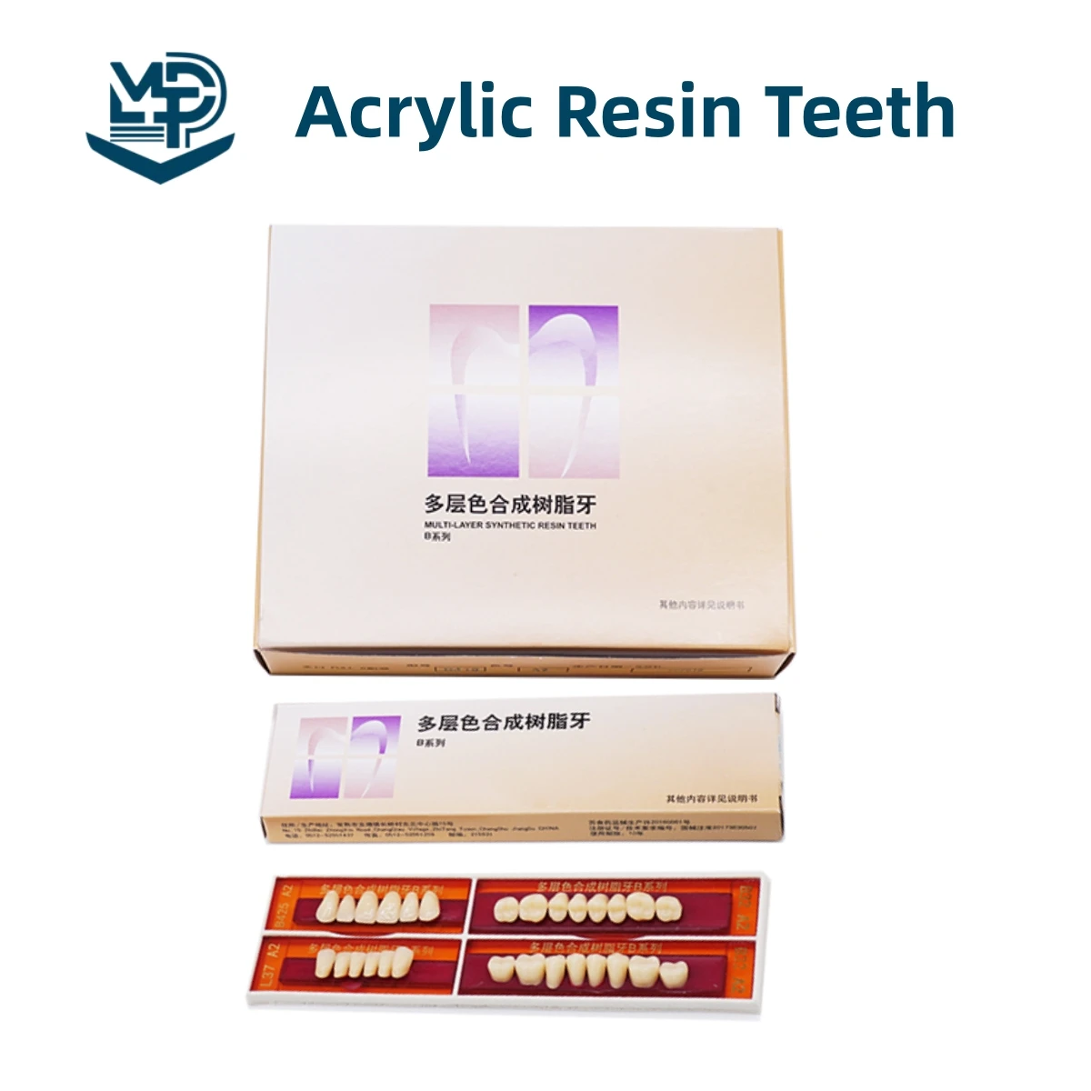 Dental  3- ply Teeth False Teeth Acrylic Resin Teeth details