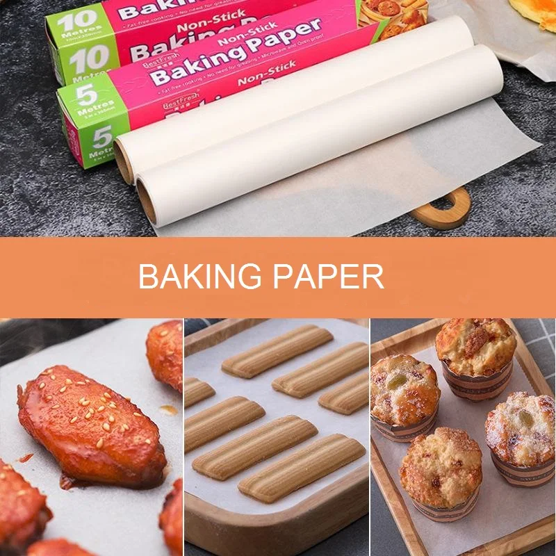 Waterproof Greaseproof Nonstick Food Wrapping Baking Paper Oven Paper