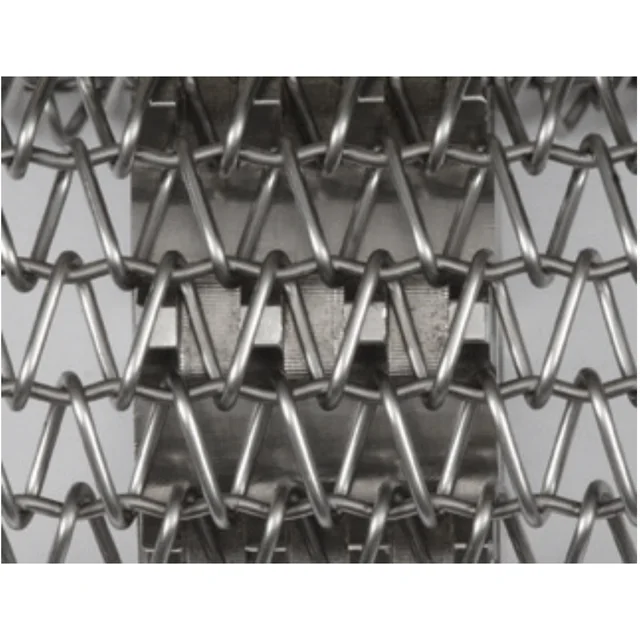 Customized Stainless Steel Conveyor Belt Manufacturer Chain Link Wire Mesh Belt Spiral Balance Woven Level Screen Mesh Belt Net 3