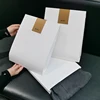 White cowhide envelope self-adhesive bag
