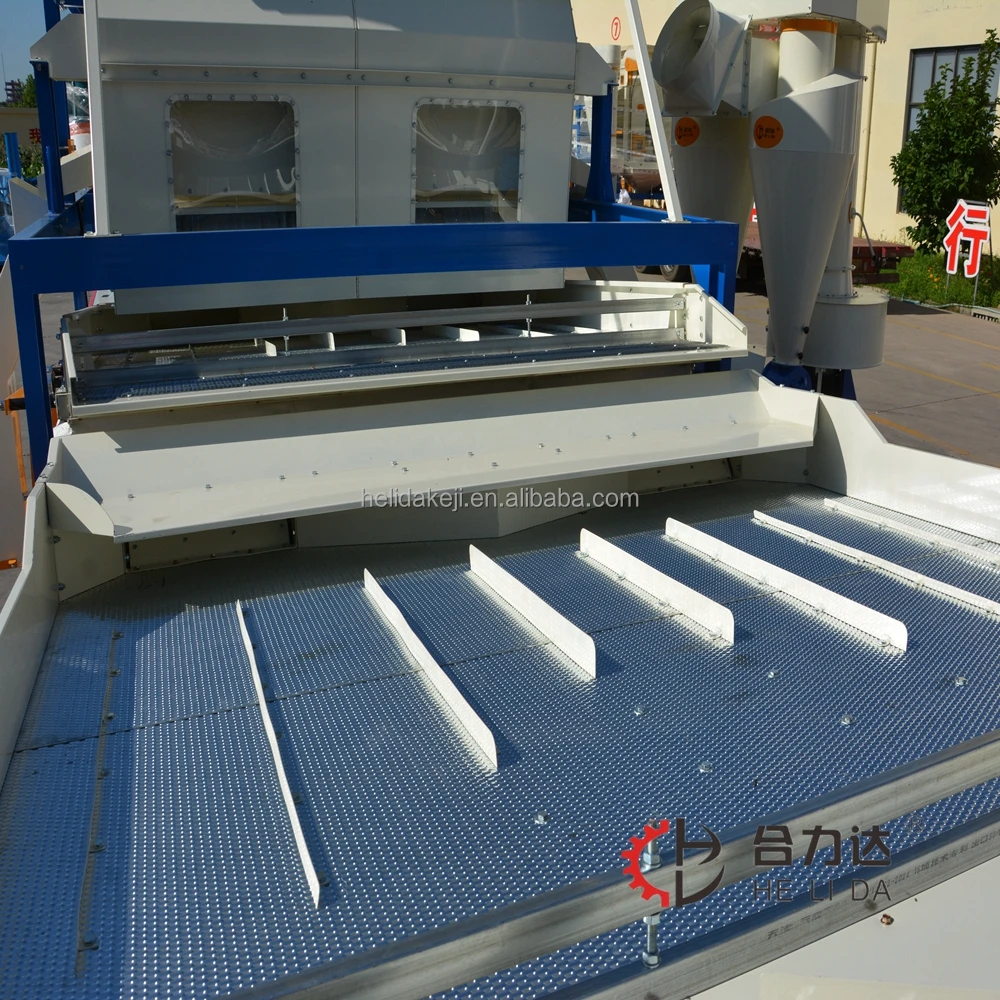 HELIDA Mobile Grain Seed Cleaner for Coffee Beans Soybeans Sunflower & Sesame Seeds Efficient Grain Cleaning Grading Machines