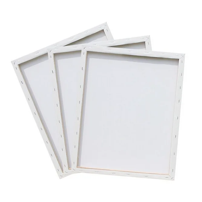 Custom Size 100% Cotton Stretched Canvas Board with Matte Finish for Oil Painting and Eco-Solvent Latex UV Ink Support