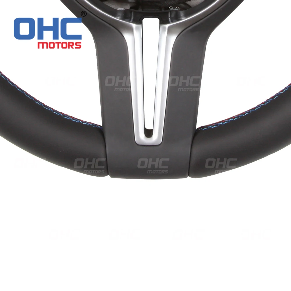 Volante In Fibra Di Carbonio Per BMW M Sport - Design Bombato Con Centro Rosso