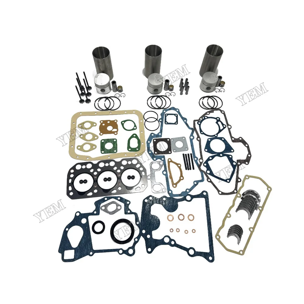 Overhaul Kit With Valves Fit for Mitsubishi K3H Engine 4