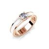 Quality Brass with 18K Rose gold plated White color