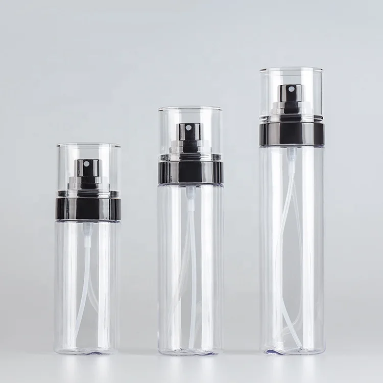 Wholesale empty round shape bottle fine mist spray glass bottle tubular perfume bottles