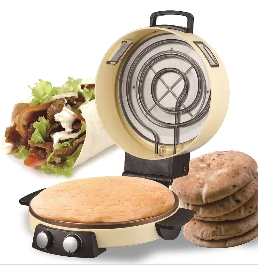 2800w Adjustable Temperature Homeuse Automatic Rotimatic Electric Arabic Bread Maker With Timer