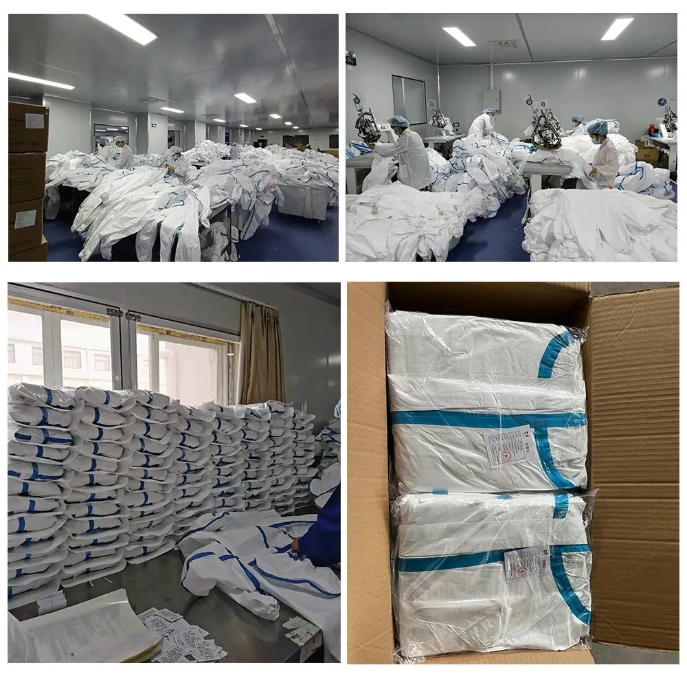 Disposable Coveralls Full Body Protective Clothing Suit With Hood - 100% Waterproof - Protect During Cleaning
