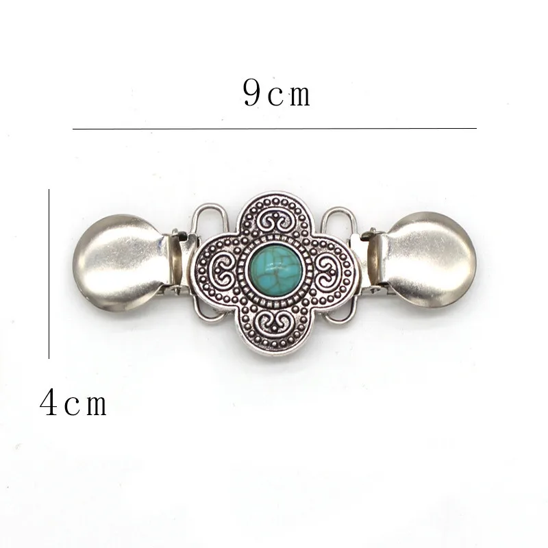 2 pezzi Vintage maglione scialle Clip abi Cardigan collare spilla Clip camicie Vintage Clip per le donne ragazze abbigliamento accessori  15