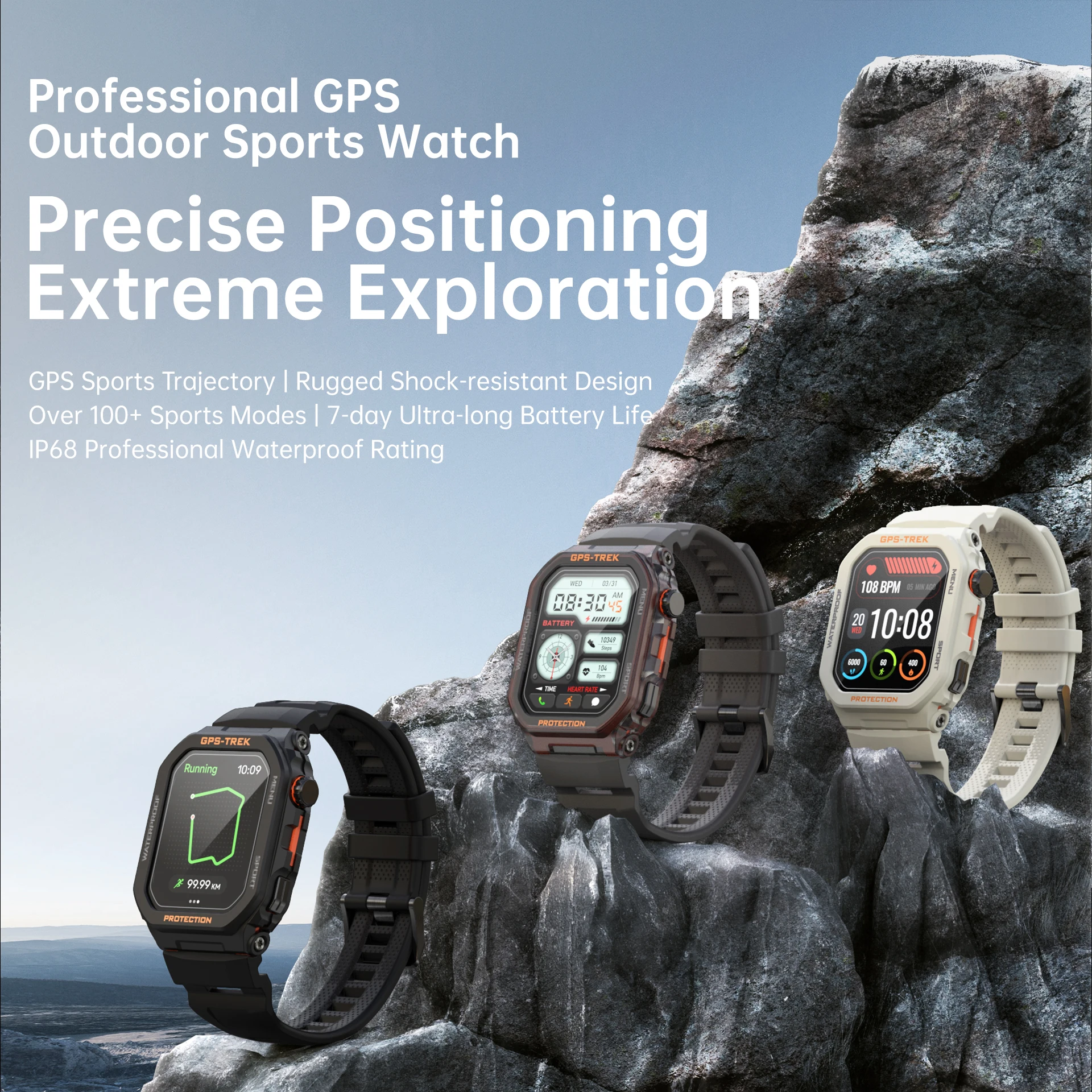 Welcome OEM Order, Factory Whole Selling Ft61 2025 Outdoor Gps Smart Watch 380mah 1.75'' Touch Screen Sports Trajectory Health Monitoring Heart Rate Smartwatch For Men - Buy Gps Smart Watch Touch Screen Smart Watch smart Watch For Men men Watch Smart health Monitoring Smart Watch 2025 Smart Watch