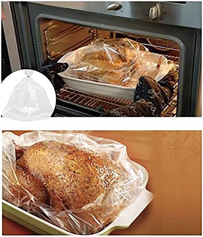 Kwin Pack High Temperature Resistant Turkey Packaging Plastic Oven Bags