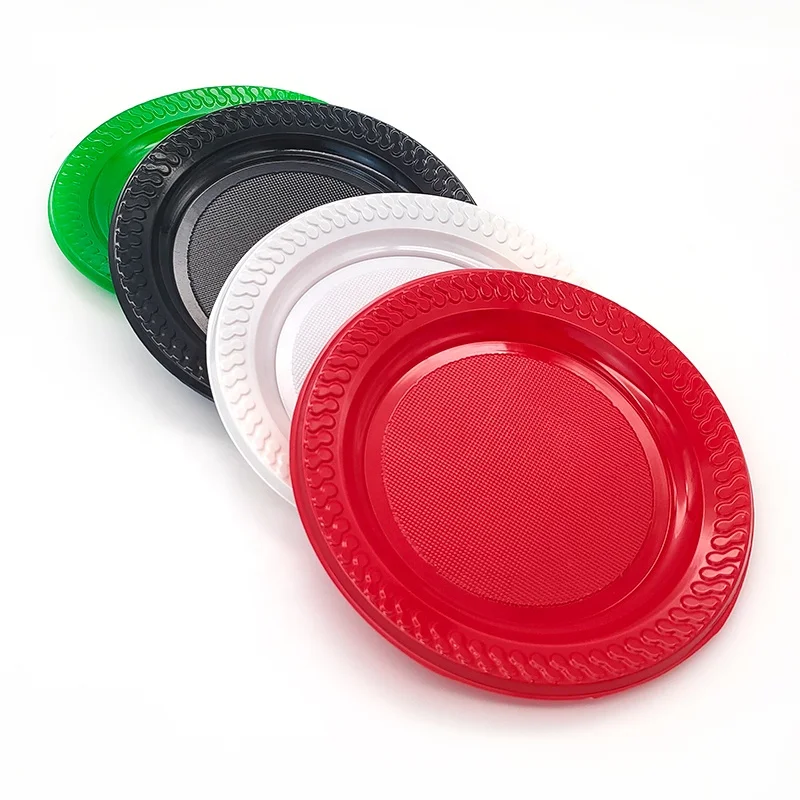 Elegant 7inch 9inch Disposable Ps Plastic Dishes Plates Buy Plastic