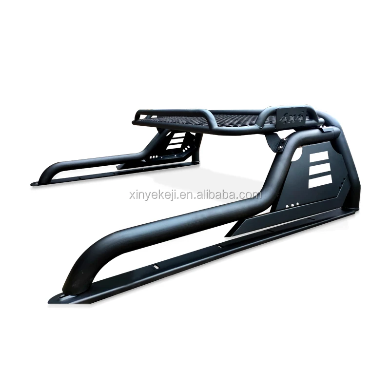 Hot Sale Car Accessories 4x4 Universal Pickup Roll Bar With Roof Rack for Toyota Hilux Vigo Ford Ranger F150
