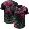 Black Kelly Green Pink