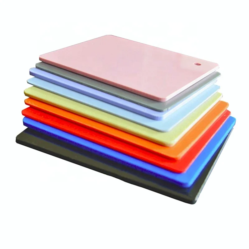 UV Printing Colored Textured ABS Plastic Plate Sheet for Vacuum Forming