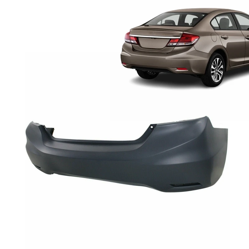 ready ship on stock high quality wholesale rear bumper cover for HONDA CIVIC 2013 2014 2015