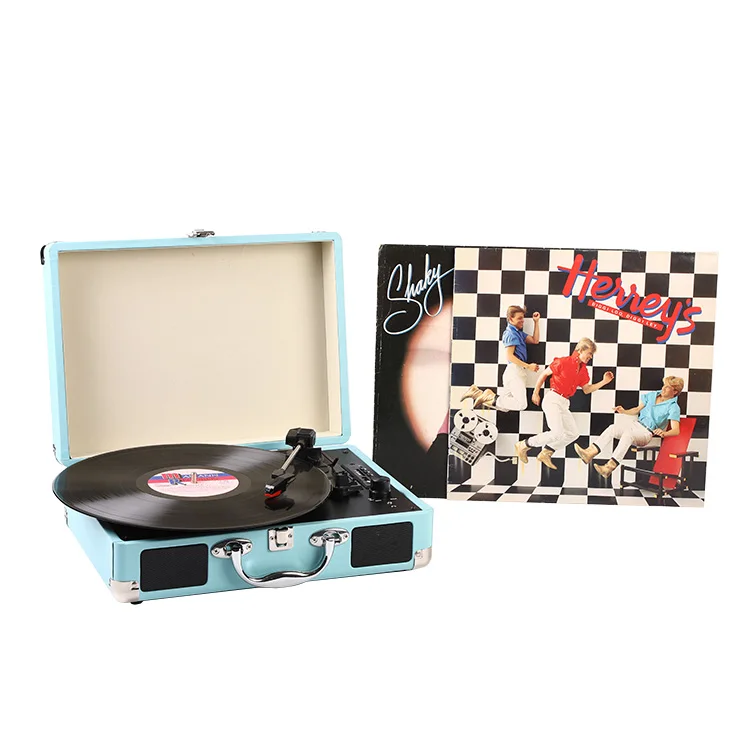 Vinyl Record Machine Retro Gramophone Antique Bt Speaker European