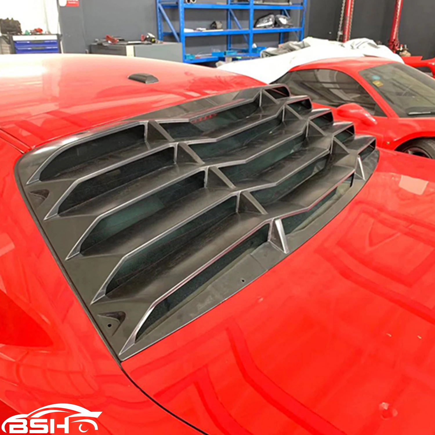 Ptf Style Rear Window Louver Car Auto Accessories For Dodge Challenger