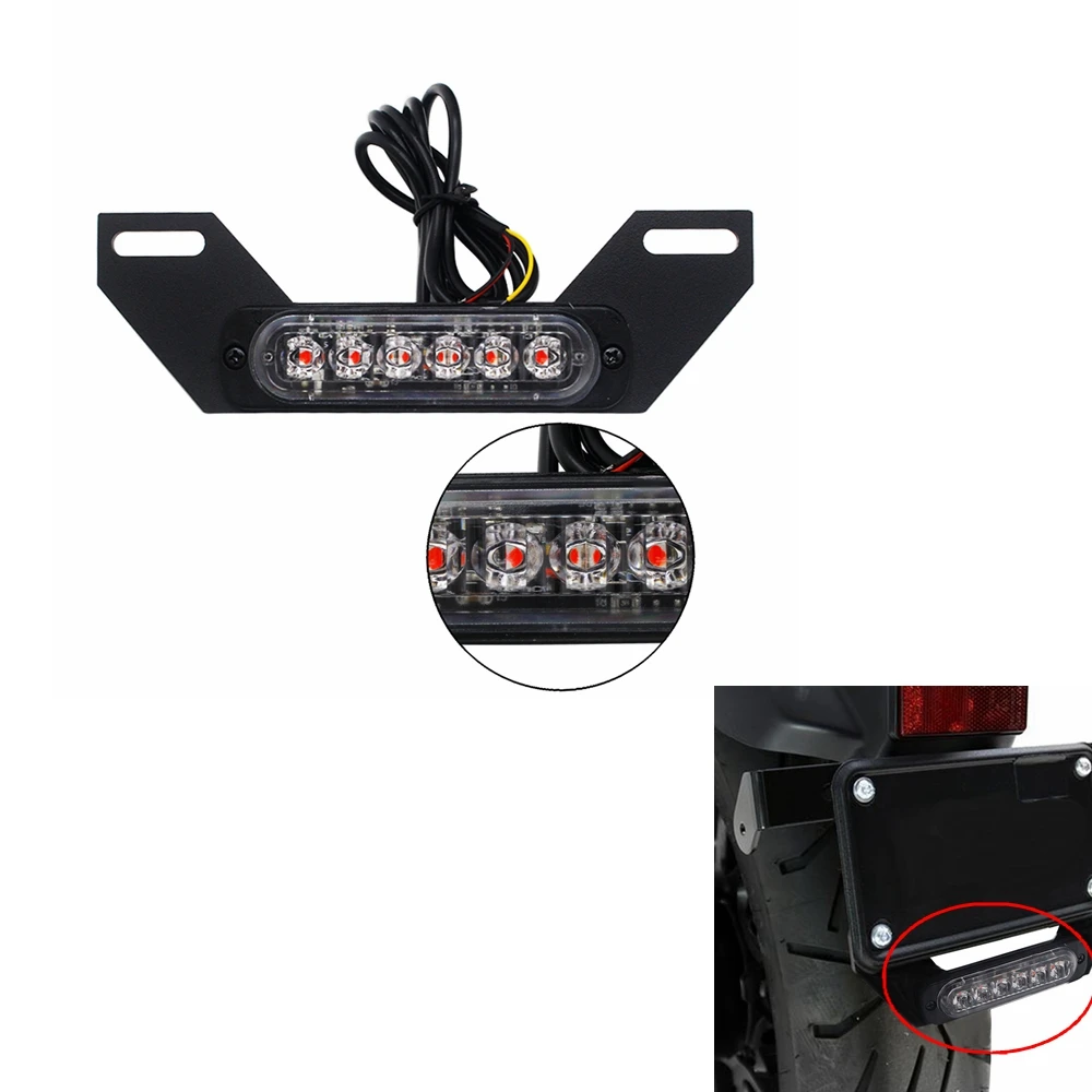 Motorcycle Led 12v B6 Auxiliary Licence Plate Brake Tail Light Universal For Bmw Honda Suzuki Kawasaki Ducati Cafe Racer Buy Led 12v B6 Auxiliary Licence Plate Motorcycle Licence Plate Brake Tail