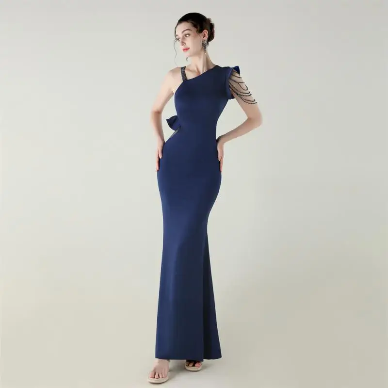 Sexy Backless Rhinestone Maxi Summer Dress Women Elegant Wedding Party  Luxury Bridesmaid Evening Dresses| Alibaba.com