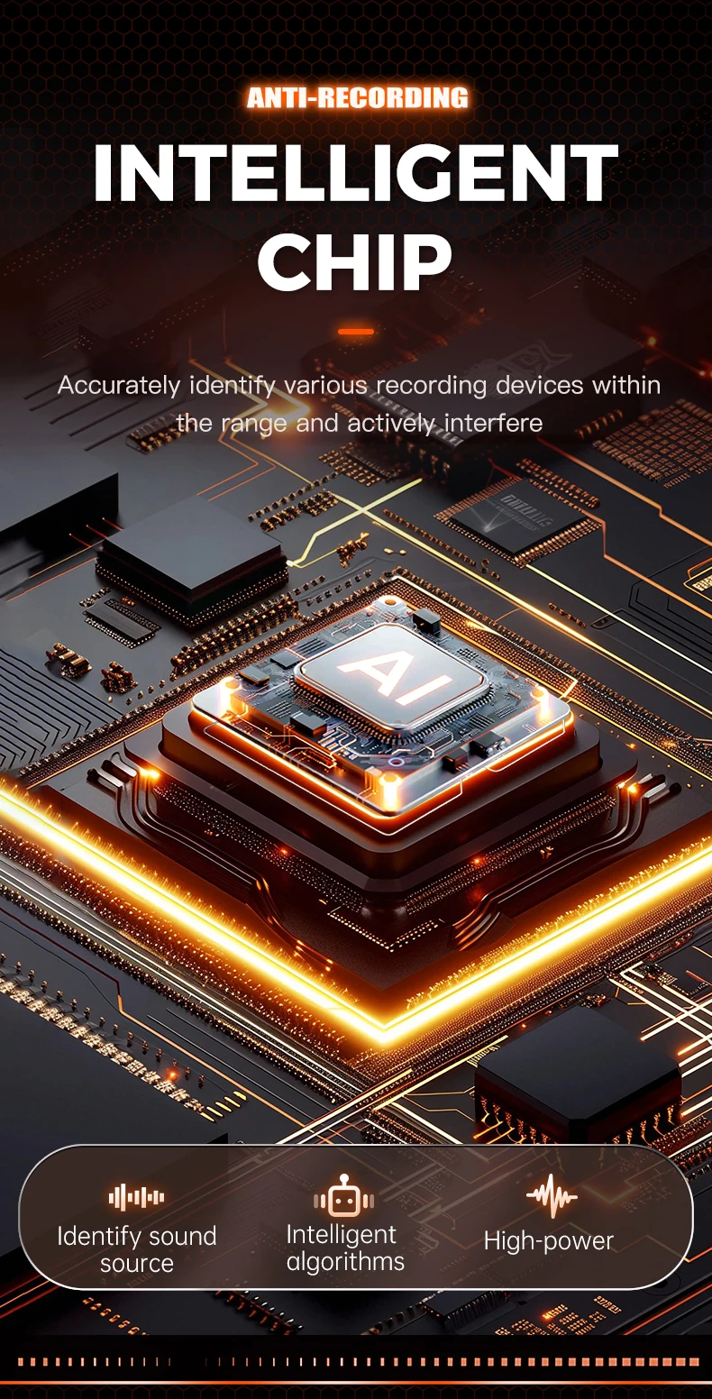 F50 Mobile Privacy Defender: Blocks Phone Calls, Voice Recorders & Covert Video Recording the Voice Jammer