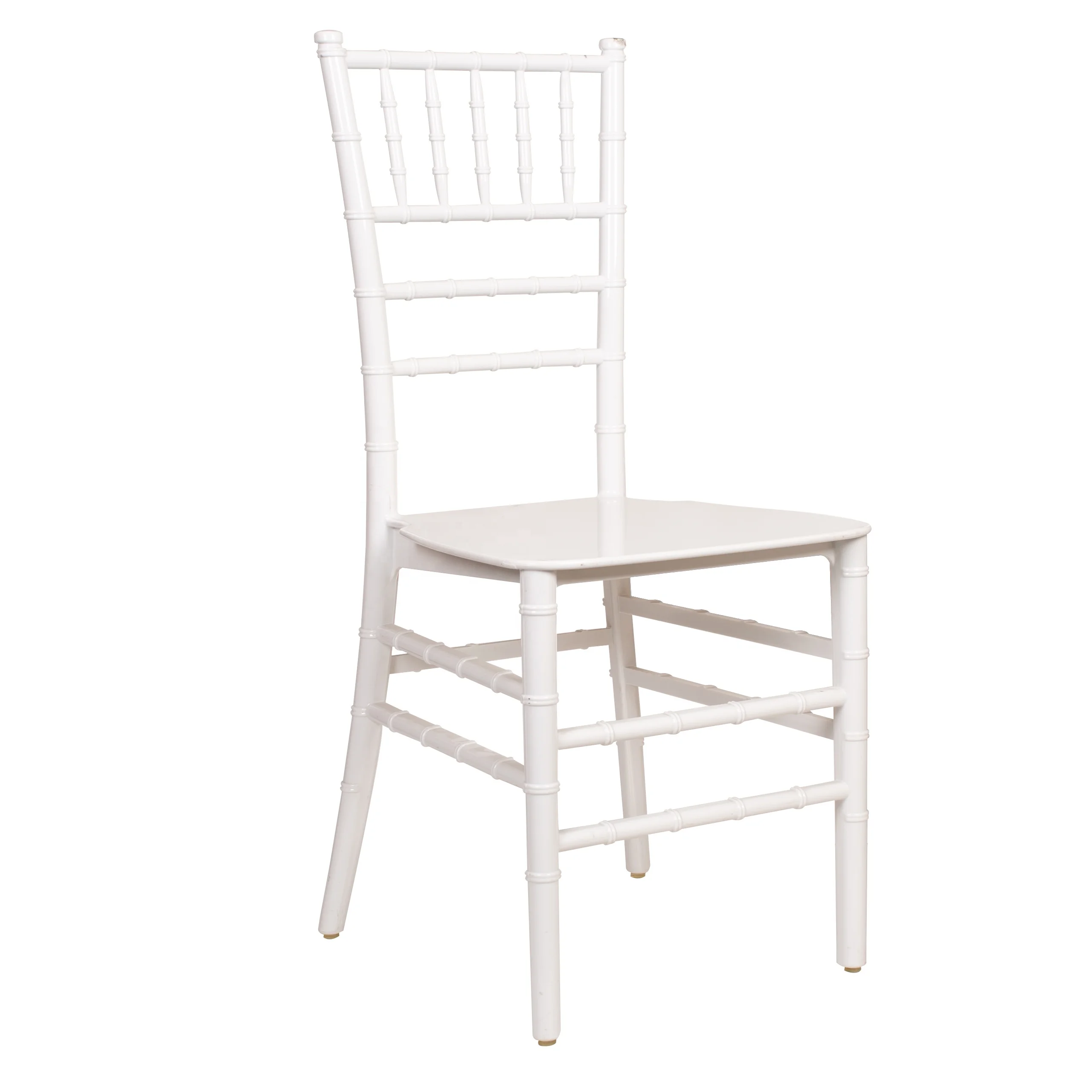 Лидер продаж цельный стул chiavari из белой смолы пластиковый