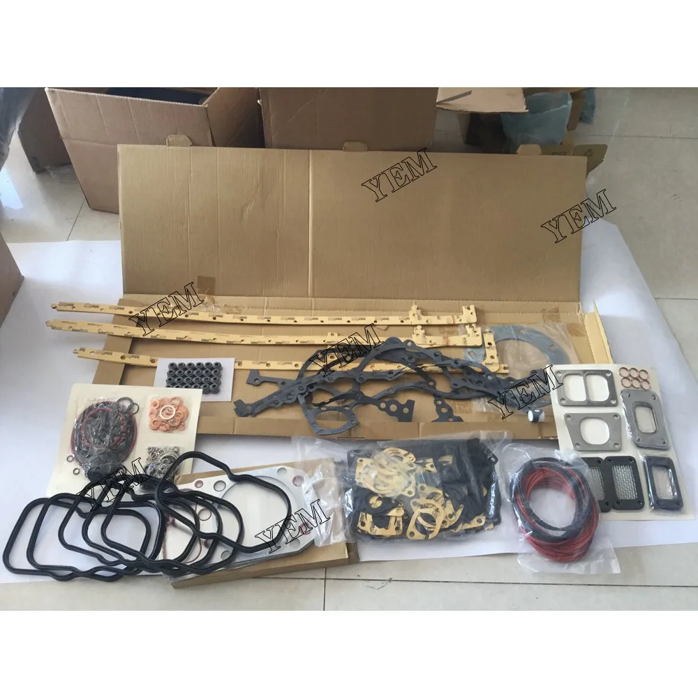 Full Gasket Set With Head Gasket For Mitsubishi S6A Excavator Tractor Forklift Spare Parts