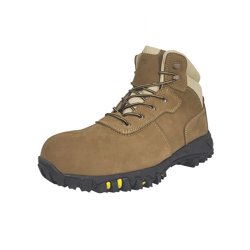 VITOSAFE Custom Logo S3 High Industry Leather Working Boots Steel Toe Safety Shoes Zapatos de seguridad