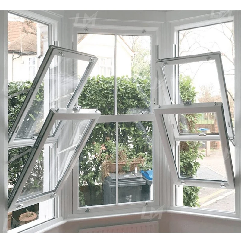Remote Controlled Motorized Vertical Sliding Aluminum Window for Glass ...