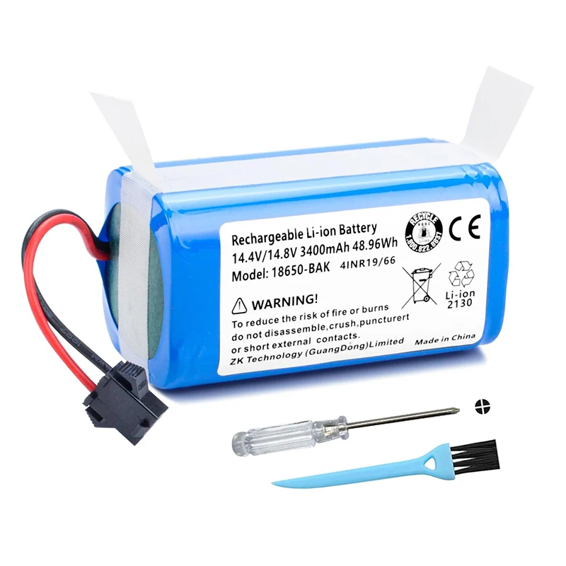 Wholesale 3400mAh 14.8V Replacement  Robot Vacuum Cleaner Li-ion Battery for OKP Life K2 K3P K4 K5 K7