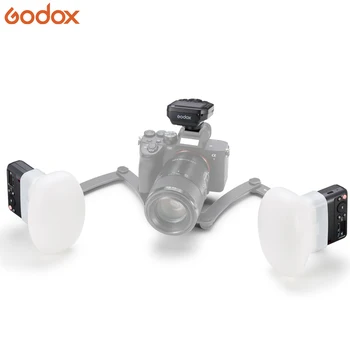Godox Macro Flash Kit for MF12-DK1 Macro Mini Flash Speedlite Built-in X System TTL Flash Camera Support Diffuser for Macro Shot