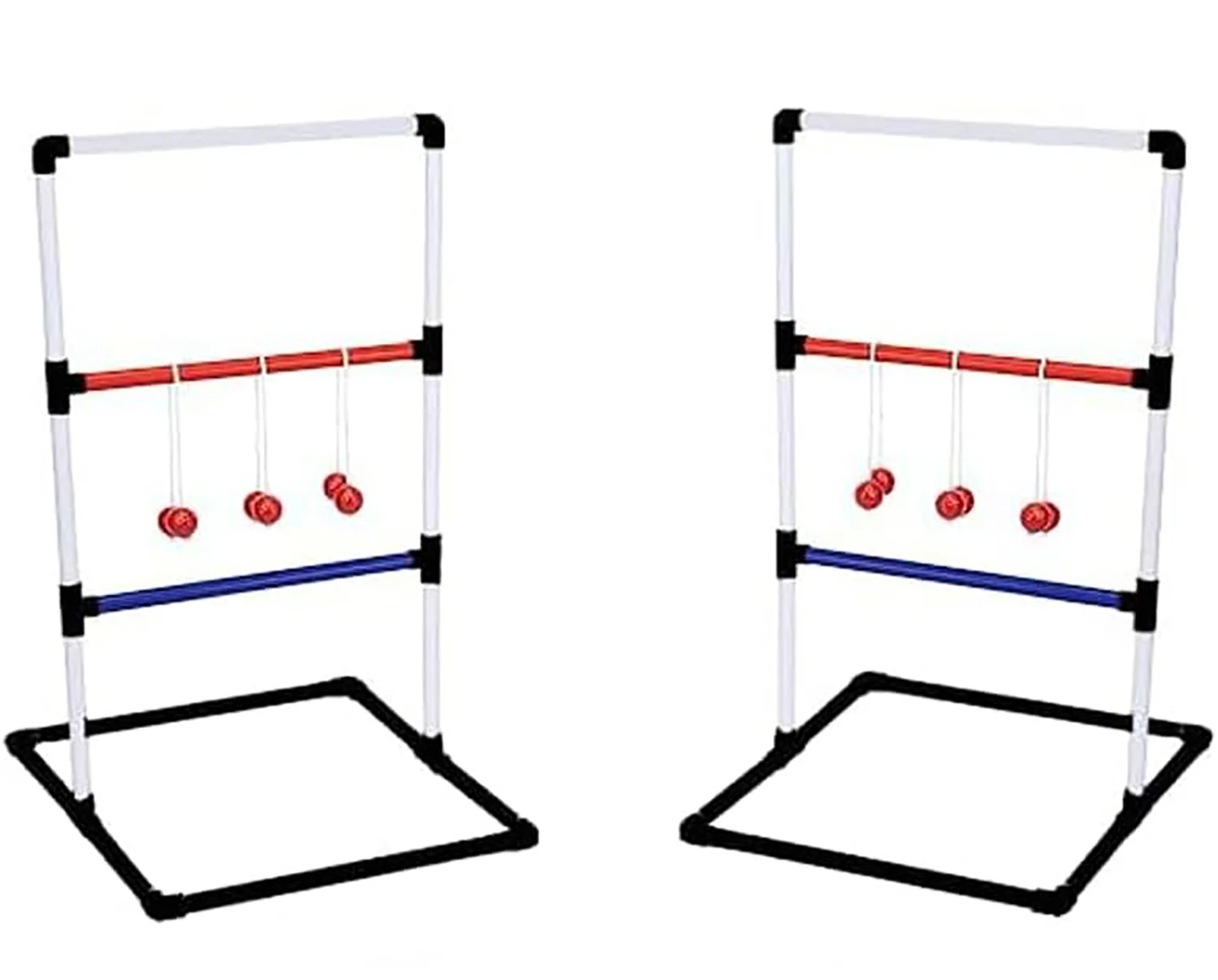 Indoor/outdoor | Ladder Toss Game Set | Soft Rubber Balls Score Tracker ...