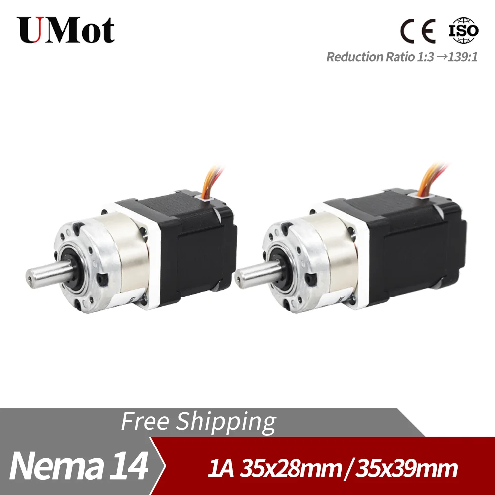 Hybrid Planetary Gearbox Motor Nema 14 35mm Stepper Motor with Reducer