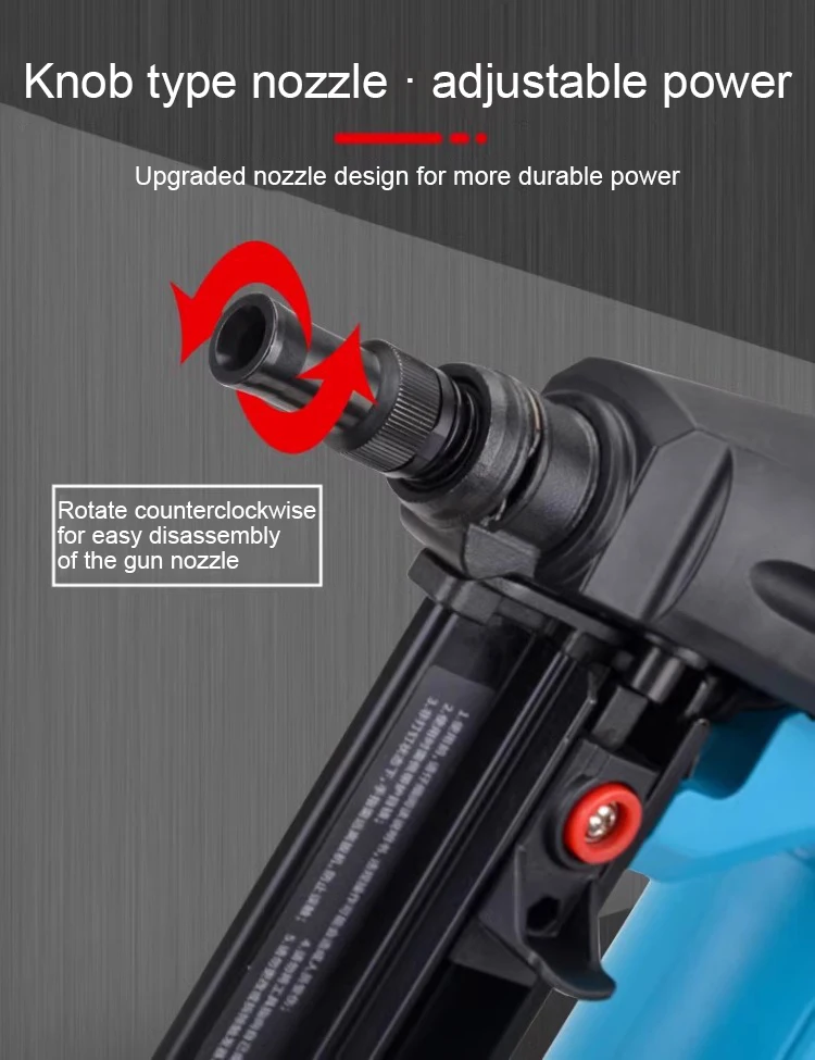 Toua Dccn40a Electric Rechargeable Nail Gun Automatic Fastening ...