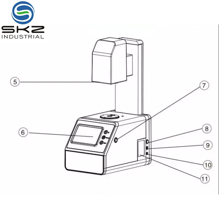 Skz 120a Glass Transparency Haze Meter Optical Instrument Haze Meter