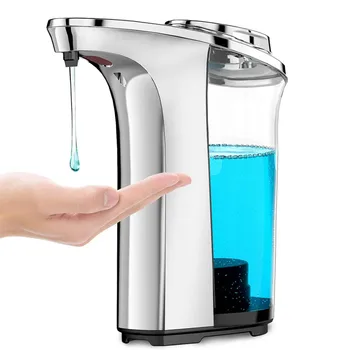 Touchless  Battery Operated Hand Soap Dispenser with 5 Adjustable Soap Dispensing Levels Perfect for Commercial or Household Use