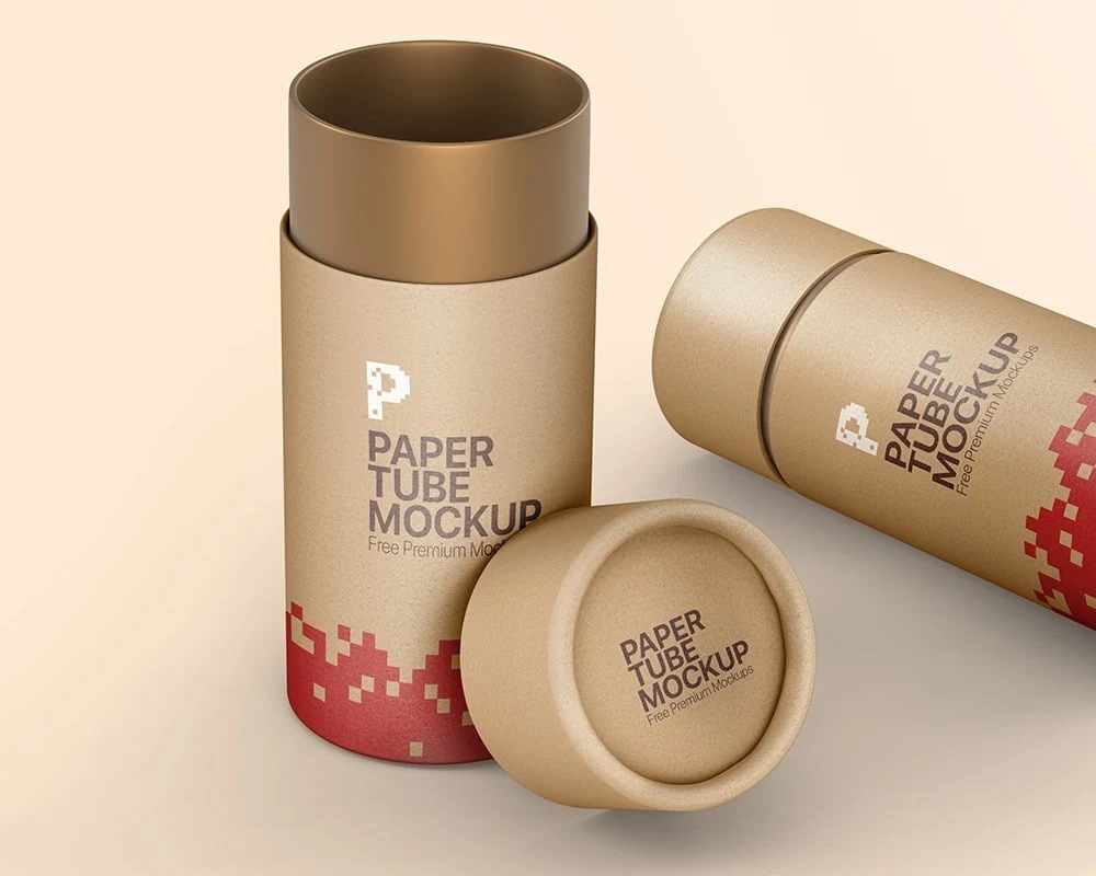 Custom Food Twist Up Paper Tube Packaging | Kraft Cardboard Tube for ...