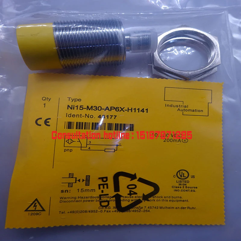 1PCS BRAND NEW ONES TURCK Ni15 M30 Y1X H1141 Sensor&Proximity Switch 1PCS BRAND NEW ONES TURCK Ni15 M30 Y1X H1141 Sensor&Proximity Switch