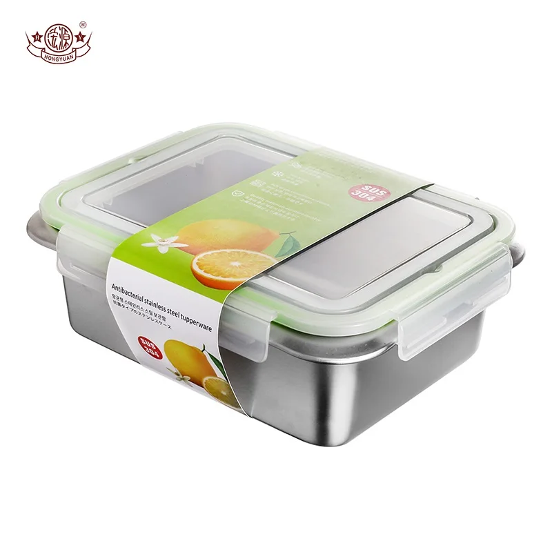 Multi Color Food Containers Microwave Safe Stainless Steel 304  Food Containers Storage